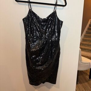 Speechless black sequin dress Juniors 13